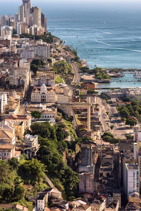 Salvador Brazil #city #cities #buildings #photography Brazilian Lifestyle, Brazil Architecture, Brazil Wallpaper, Brazil Cities, Brazil Vacation, Southern Brazil, Brazil Aesthetic, Salvador Brazil, Brazil Culture