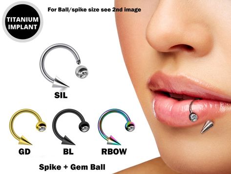 #spikehorseshoering #septumring #bullpiercing #horseshoering #titaniumseptumring #spikecircularbarbell #horseshoebarbell 
#PAring #horseshoeprincealbertpiercing #horseshoering #circularbarbell #lipring #horseshoelipringwithcleargemball #PAring #externalthreadedseptumring #helixring #titaniumhorseshoebarbell #bullpiercing #nipplering #circularbarbell #CBB #circularbarbelllipring
 #septumpiercing #caninebites #nipplering #liphugger #horseshoebarbell #sharkbites #lipring Canine Bites, Lip Jewelry, Lip Rings, Shark Bites, Lip Ring, Lips, Gems, Etsy Uk, Ring