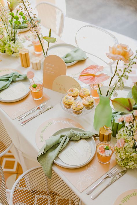 Wedding Ideas 2024, Bridal Shower Inspo, Spring Bridal Shower, Bridal Shower Brunch, Bridal Brunch, Pastel Wedding, Bridal Shower Theme, Floral Bridal, Kitchen Tea