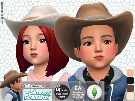 Sims 4 Cc Country Clothes Maxis Match, Sims 4 Cc Country Clothes Male, Sims 4 Cc Western Clothes, Sims 4 Cowboy Boots, Sims 4 Cc Cowboy Hat, Sims 4 Cowboy Hat, Bean Cosplay, Sims 4 Cowboy Cc, Toddler Cowboy Hat