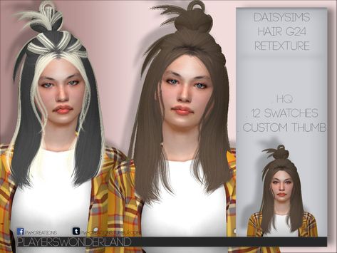 Sims 4 Black And White Hair, Rock Star Hair, Spikey Hair, Ts4 Hair, Black And White Hair, Hair Stripes, 4 Hairstyles, Ts4 Mods, Sims 4 Tsr