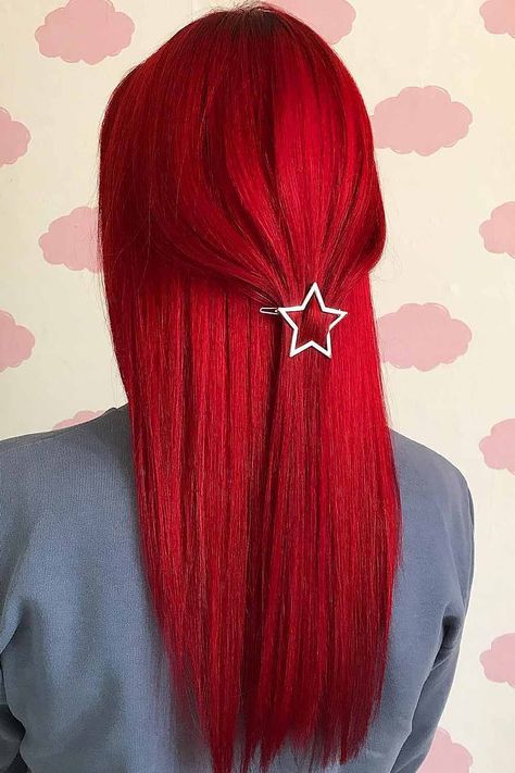 Find Your Personal Favorite In Fall Hair Colors With Us Bright Red Hair Dye, Fall Red Hair, Red Hair Ideas, Bright Red Hair Color, Trendy Fall Hair Color, Ariel Hair, Red Hair Inspiration, Cherry Red Hair, Colourful Hair