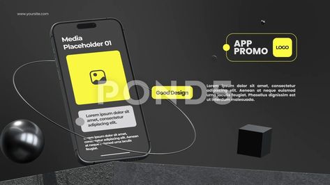 Minimal App Promo App Promo, After Effects Templates, After Effects