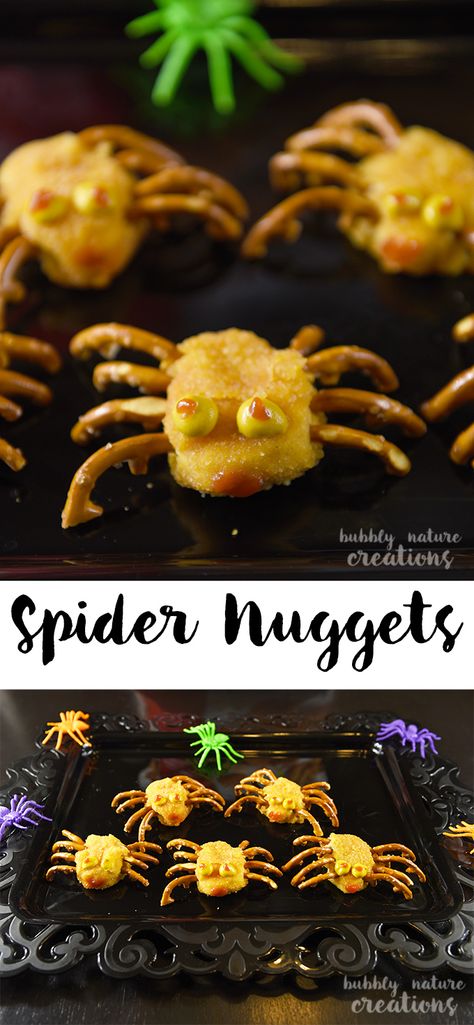 Halloween Nuggets, Kids Chicken Nuggets, Tyson Chicken, Pretzel Twists, Fun Halloween Food, Lazy People, Kids Halloween, Chicken Nuggets, Crispy Chicken