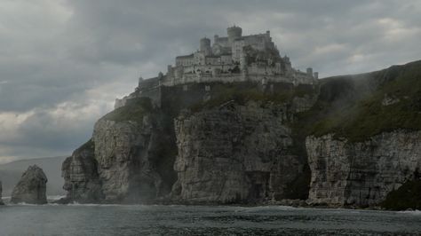 Casterly Rock is the ancestral stronghold of House Lannister. It is located on the Western coast of Westeros on a rocky promontory overlooking the Sunset Sea. It overlooks the major city of Lannisport. A major goldmine is located under Casterly Rock. It is one of the most productive in the realm and provides House Lannister with their wealth. According to tradition, the castle was originally held by the House Casterly, the old Kings of the Rock. They were hoodwinked into giving the Rock to...... Game Of Thrones Castles, Casterly Rock, Game Of Thrones Prequel, Ned Stark, Cersei Lannister, She Wolf, Game Of Thrones Fans, Sunset Sea, Historical Books