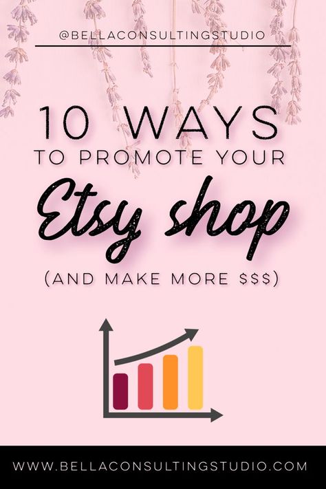 Jun 21, 2021 - Having an Etsy shop is fun, offers a wonderful creative outlet, and can be a really significant source of revenue. But at the heart of every successful Etsy shop, there is a shop owner who knows how to effectively promote their business and get it seen by the right pair of eyes. I'll outline 10 ways that you can start promoting your Etsy shop today - and only ONE of them will cost you money! 1. Instagram Instagram is my number one recommendation when clients ask me what's the best How To Setup An Etsy Shop, Etsy Shop Start Up, Etsy Art Shop, Setting Up An Etsy Shop, Successful Etsy Shop, Starting Etsy Shop, Etsy Shop Ideas, Increase Etsy Sales, Starting An Etsy Business