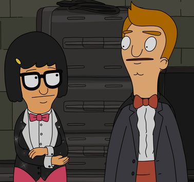 Tina and Jimmy Jr Jimmy Junior And Tina, Jimmy Jr Bobs Burgers, Tina X Jimmy Jr, Tina And Jimmy Jr, Jimmy Jr, Jimmy Junior, Bobby Burgers, Burger Icon, Cartoon Pfp