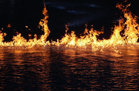 Fire and water. Fire flames and reflection in water. A breathtaking shot of fire , #AFF, #reflection, #breathtaking, #shot, #Fire, #water #ad Fire On Water, Fire Vs Water, Burning Water, Books Poetry, Blood In Water, Fire Breather, Water Photo, Fire And Water, Water Aesthetic