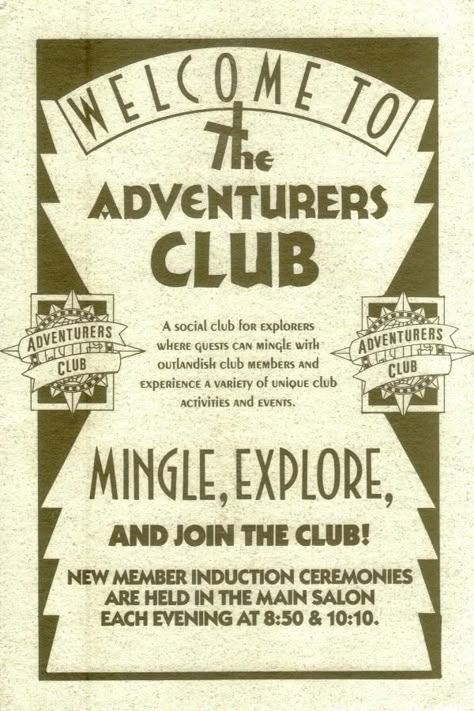 Vintage Explorer Aesthetic, Adventureland Aesthetic, Explorer Aesthetic, Adventurers Club, Kids Cooking Party, Minutes To Midnight, Kermit And Miss Piggy, Contemporary Poster, E Ticket