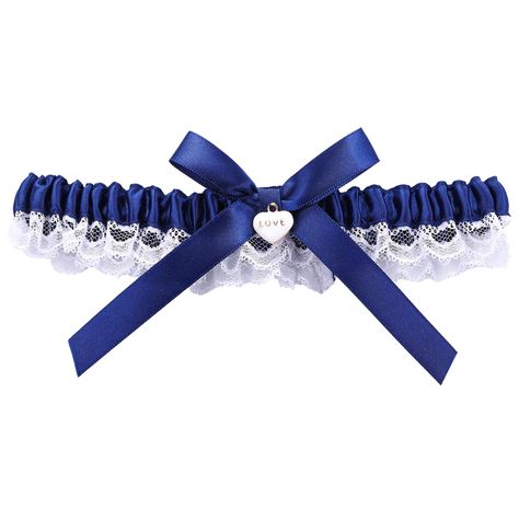 PRICES MAY VARY. BRIDAL GARTER: Sexy stretchy lace wedding garter set is leg wedding accessory for bride,blue bridal garter wear comfortable and will not slip down. SIZE: Wedding garters for bride is one size, the thigh size range that can fit is approximately 16-23 inches. Materials: Rhinestone leg garter set made of high quality rhinestones and high elastic lace. Sexy bridal garter designed with a romantic style, healthy for skin and nature. SUITABLE OCCASIONS：Garters for bride perfects for pa Royal Blue Garter, Blue Bridal Garter, Thigh Garters, Lace Wedding Garter Set, Wedding Accessories For Bride, Wedding Garter Blue, Bridal Garter Lace, Wedding Garter Lace, Blue Garter