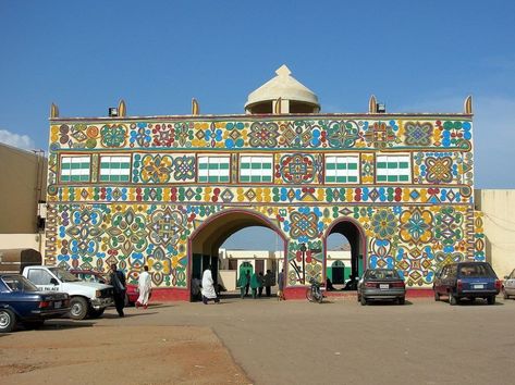 Emir of Zazzau Palace, ZariaSituated within the ancient city of Zazzau (also known as Zaria), is Emir’s Palace, constructed entirely from mud in the traditional Habe architecture and believed to have been established in 1536. The palace is surrounded by adobes also built in the Habe architectural style, also known as Hausa architecture.Emir of Zazzau Palace, Zaria, Nigeria Nigeria Travel, Architecture Landmark, Walled City, Historical Monuments, New Africa, World Cities, Traditional Architecture, Most Beautiful Cities, Ancient Cities