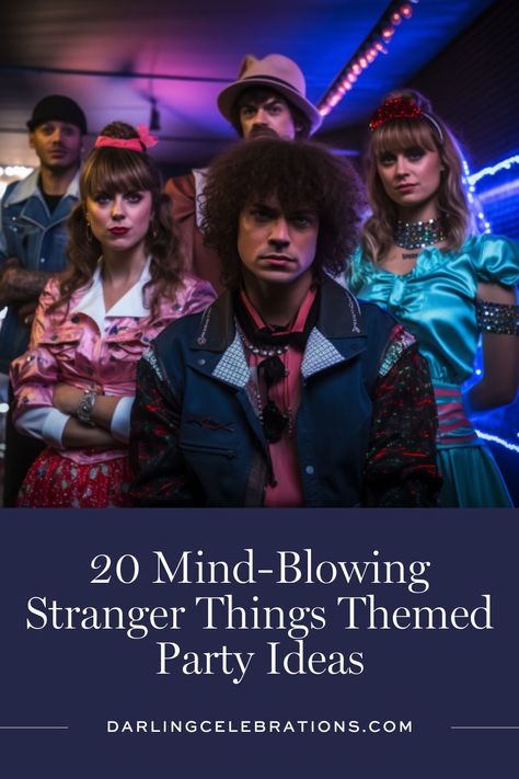 20 mind blowing Stranger Things party ideas for a fantastic Stranger Things themed party. Stranger Things Games Ideas, Stranger Things The Party, Stranger Things Themed Party, Stranger Things Party Activities, Stranger Things Games For Party, Stranger Thing Themed Food, Stranger Things Party Games, Stranger Things Theme Party, Stranger Things Sleepover Party Ideas