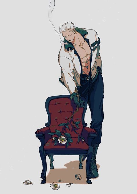 Captain Smoker, Smoker One Piece, One Piece Au, One Piece Marine, One Piece Men, Anime Black Hair, One Piece Man, One Piece Stuff, One Piece Drawing