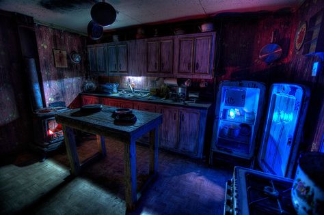 kitchen Horror Kitchen, Haunted Kitchen, Haunted House Attractions, Canon 5d Mark Ii, Hdr Photos, Canon 5d, Kitchen Set, Kitchen Sets, Halloween Haunt