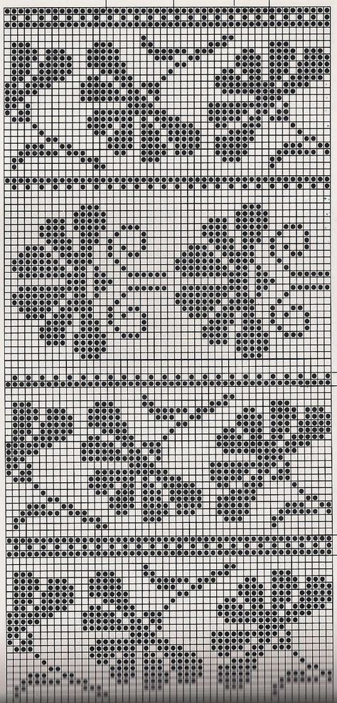 Motif Fair Isle, Fair Isle Chart, Colorwork Chart, Fair Isle Knitting Patterns, Fair Isles, Colorwork Knitting, Fillet Crochet, Tapestry Crochet Patterns, Crochet Tapestry