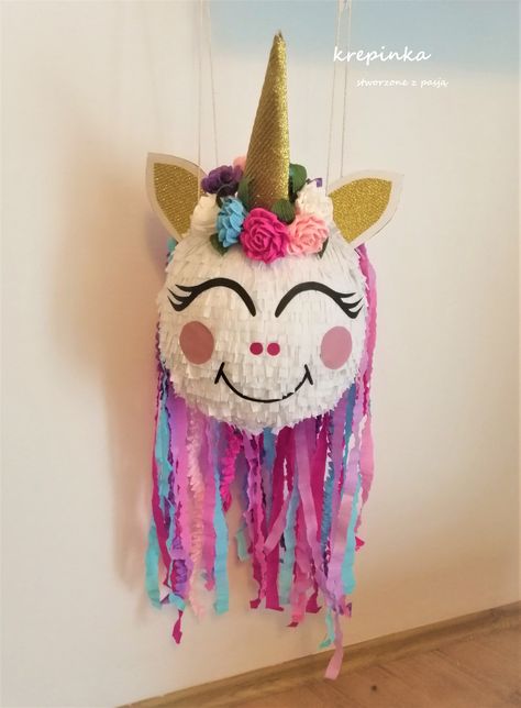 Ballon Pinata, Unicorn Surprise, Surprise Ball, Piñata Ideas, Diy Pinata, Rainbow Party, 5th Birthday, Novelty Christmas, Christmas Ornaments