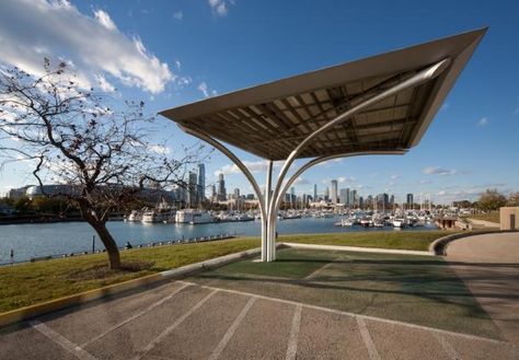 13 structural steel buildings that dazzle Solar Canopy, Cantilever Architecture, Hotel Canopy, Deck Canopy, Design Art Nouveau, Canopy Architecture, Wooden Canopy, Canopy Curtains, Canopy Bedroom