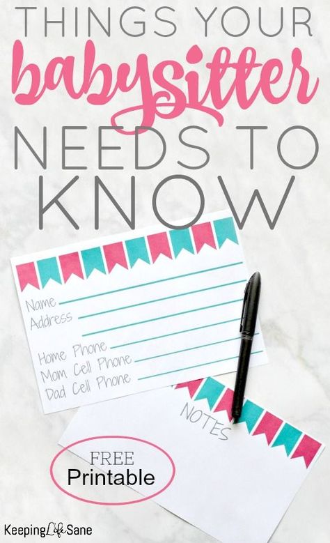 You may be wondering what things your babysitter needs to know before you leave the house & how to organize it all. Don't forget to grab this great printable too! #Babysitter #printable #freeprintable #babysitterprintable #parenting #kids Babysitter Printable, Parenting Hacks Teenagers, Pregnancy First Trimester, Budget Printables, Christian Parenting, Frugal Living Tips, How To Organize, I Need To Know, Good Parenting