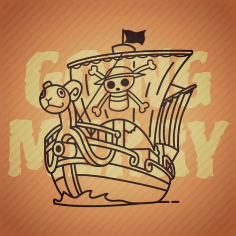 Going Merry Icon edited by ‘yannalogy’ 42118 #OnePiece #Ship #StrawHats #Icon Animal Stencil Art, Going Merry, Pikachu Tattoo, One Piece Logo, One Piece Tattoos, Tshirt Painting, Anime Drawing Books, Bear Tattoo, One Piece Ship