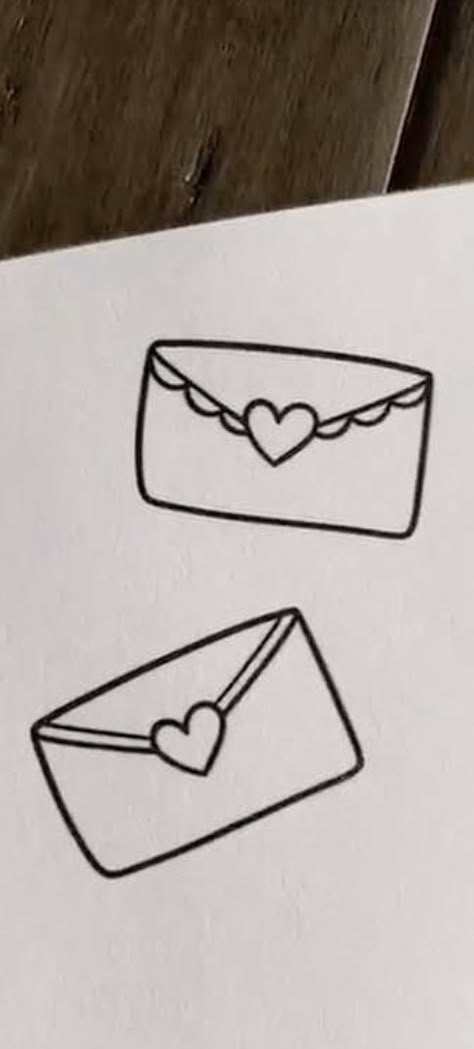 Heart Envelope Drawing, Small Envelope Tattoo, Love Letter Tattoo Envelope, Ink Box Tattoo, Tattoo Envelope, Heart Envelope Tattoo, Lover Tattoo Ideas, Love Letter Tattoo, Envelope Tattoo