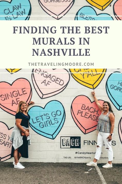 Nashville Mural Map and Guide Nashville Girls Weekend, Nashville Tennessee Vacation, Nashville Murals, Nashville Travel Guide, Tennessee Road Trip, Weekend In Nashville, Nashville Restaurants, Nashville Vacation, Visit Nashville