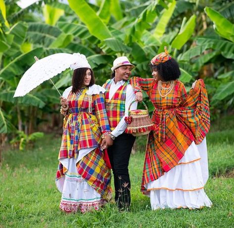 🇩🇲🇬🇧 on Instagram: "Creole season is looking lively back home 🇩🇲 #seculturenous #dominica #creolemonth #kweyol #creole #madras #traditionalwear" Creole Clothing, Creole Clothes, Dominica Creole Wear, Louisiana Creole Culture, Creole Culture, Louisiana Creole Aesthetic, Creole People, Madras Dress, Caribbean Outfits