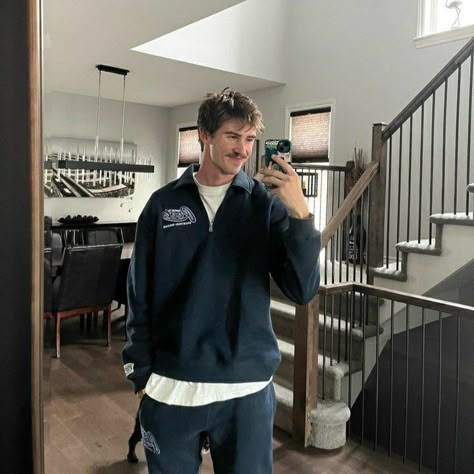 Rooster Bradshaw, Bradley Rooster Bradshaw, Men Aesthetic Outfits, Written By A Woman, Mustache Men, Boyfriend Outfit, Future Man, Guy Fits, Outfits Hombre