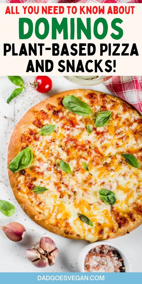 Find out what you should know about Dominos vegan menu! Plant based pizza from Dominos. Plant based snacks from Dominos. Foods Pizza, Plant Based Pizza, Plant Based Snacks, Easy Vegan Dinner, Vegan Menu, Fast Food Chains, Vegan Pizza, Vegan Foods, Vegan Options