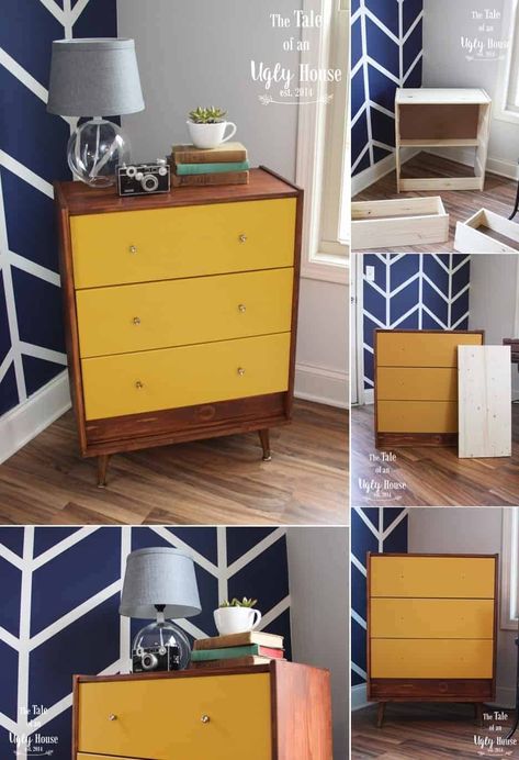 19 IKEA Rast Nighstand Hack - Remodel Or Move Ikea Rast Hack Nightstand, Rast Ikea, Rast Nightstand, Tarva Ikea, Ikea Rast Nightstand, Ikea Rast Makeover, Unusual Bedside Tables, Nightstand Hack, Ikea Nightstand