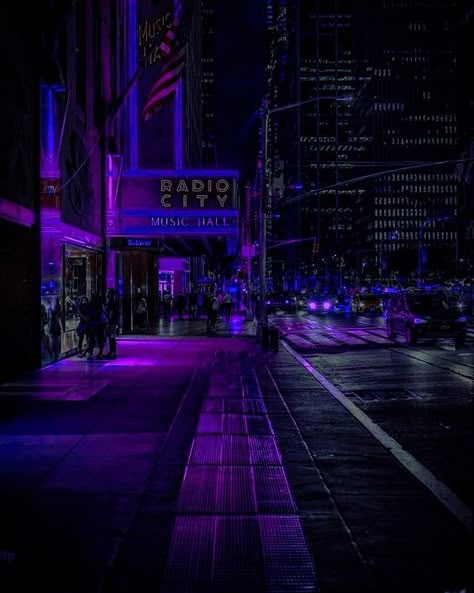 Strokes Aesthetic, Digital Dystopia, Punk Guitarist, City Aesthetic Purple, Bisexual Aesthetic, Violet Vibes, Neon Dark Purple Aesthetic, Neon Night City Aesthetic, Neon Backgrounds City