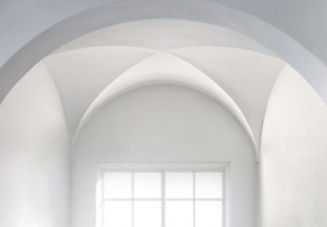 Groin Vault Ceiling Curved Vaulted Ceiling, Groin Vaulted Ceiling, Asymmetrical Vaulted Ceiling, Groin Vault Ceiling, Vault Ceiling, Ceiling Architecture, Curved Ceiling, Barrel Vault Ceiling, Ceiling Details