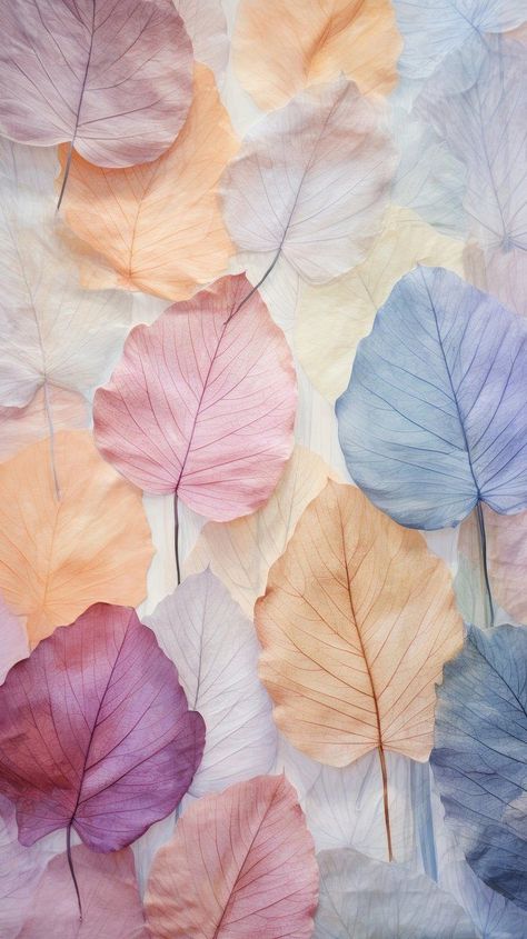 Wall Papering Ideas Phone Aesthetic, Fabric Wallpaper Texture, Aesthetic Wallpaper Watercolor, Fall Flowers Aesthetic, Abstract Wallpaper Iphone, Leaf Journal, Wallpaper Leaf, Leaf Printing, Pretty Leaves