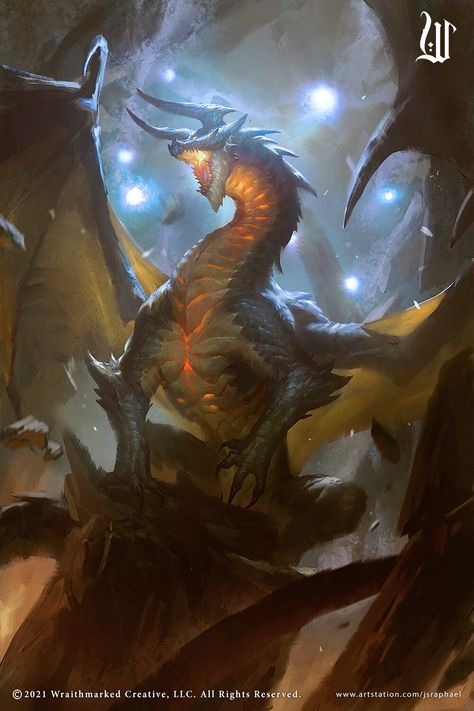 "Black Dragon" by Joshua Raphael Dragons Cute, Legendary Dragons, Ancient Dragon, Dragon Artwork Fantasy, Final Fantasy Artwork, Dnd Dragons, Dragon Rpg, Cool Dragons, Dragon Knight