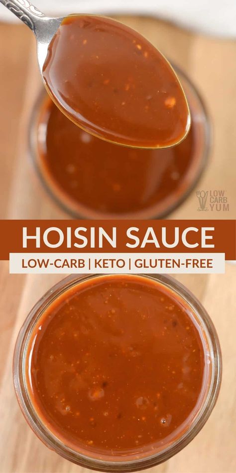 Keto Hoisin Sauce Recipe, Hoisin Sauce Recipe, Asian Keto, Keto Sauce, Keto Chinese, Keto Condiments, Keto Dips, Asian Dipping Sauce, Sushi Sauce