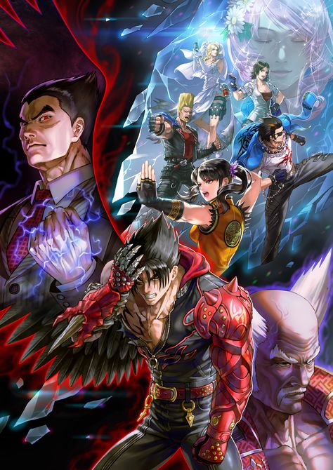 Tekken Fanart, Tekken Jin Kazama, Tekken Wallpaper, Book Art Projects, Power Rangers Samurai, Jin Kazama, Street Fighter Characters, Street Fighter Art, Tekken 7