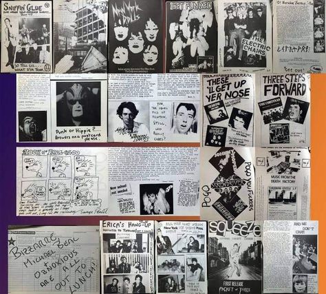 Punk Zine, Punk Collage, New York Dolls, 잡지 레이아웃, Art Zine, Zine Design, Graphics Layout, Bujo Inspiration, Collage Design