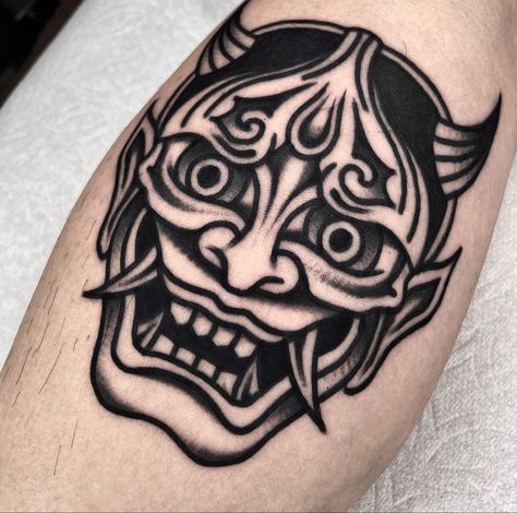 Classic Tattoo Ideas, Traditional Tattoo Black And Grey, Traditional Tattoo Black And White, Shen Long Tattoo, Traditional Black Tattoo, Hannya Mask Tattoo, Tattoo Catalog, Tattoo Apprenticeship, Tattoo Shading