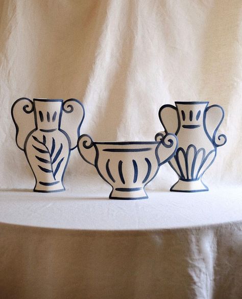 TRENDING GREEK VASE Ini Ceramique is such a unique brand. We are so proud and happy to be showcasing these special pieces⁠ made from chamotte stoneware. ⁠Pieces of art in their own right, the vases are a statement that will illuminate your home. ⁠ ⁠ Discover this incredible brand today via the link in our bio. ⁠ ⁠ Welcome @ini_ceramique ⁠ Pottery Throwing, Birthday Challenge, Greek Vase, See Saw, Greek Pottery, Greek Vases, Clay Inspo, Hand Painted Vases, Clay Vase