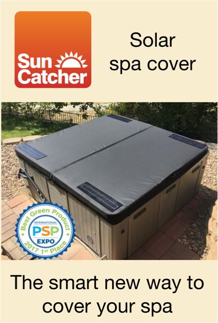 A durable, long-lasting hot tub cover.  The first spa cover to seamlessly include solar heating.  Easy to install, attractive, and it saves you hundreds on heating costs. Hot Tub Covers, Hot Tub Landscaping, Spa Cover, Diy Hot Tub, Pool Covers, Modern Spa, Tub Cover, Solar Cover, Hot Tub Cover