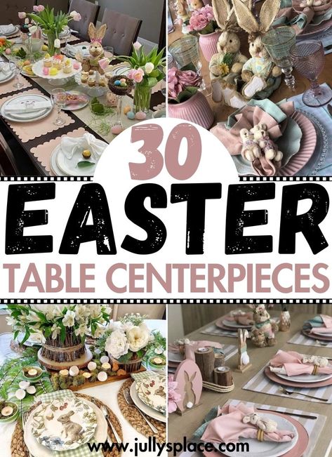 Easter table centerpieces Easter Island Centerpiece, Easter Egg Table Decor, Spring Centre Pieces, Easter Brunch Buffet Table Decorating Ideas, Easter Kitchen Table Decor, Easter Vase Ideas, Easter Table Arrangements, Easter Table Decorations For Church, Spring Banquet Table Decorations