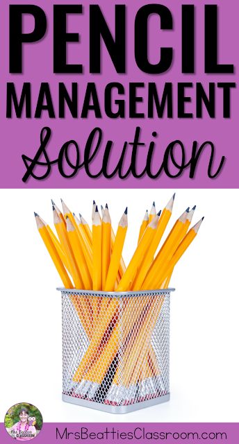 Pencil problems in the classroom? Solve them for good with this simple pencil solution that will save you money and time! You'll never have pencil problems again! Pencil Management, Teaching Classroom Management, Teaching Organization, Classroom Procedures, 5th Grade Classroom, Classroom Management Strategies, 3rd Grade Classroom, Disney Art Drawings, Classroom Behavior