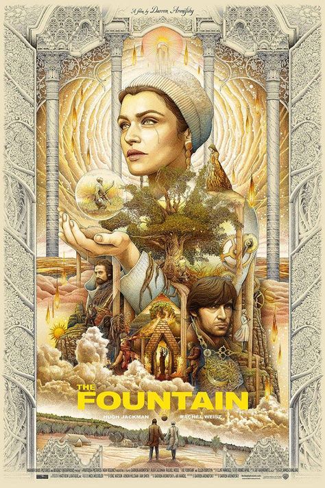 The Fountain Movie, Movie Synopsis, Darren Aronofsky, Best Movie Posters, Cinema Posters, Keys Art, Alternative Movie Posters, The Fountain, Movie Poster Art