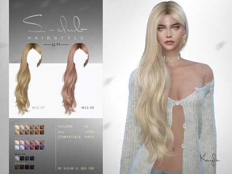 Ts4 Hair, Sims 4 Tsr, Sims 4 Black Hair, Mod Hair, Pelo Sims, Club Hairstyles, Sims 4 Dresses, Sims 4 Characters, Sims 4 Cc Packs