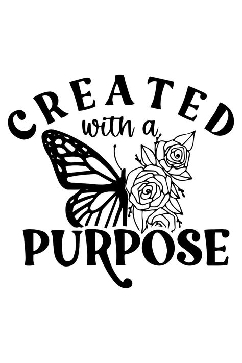 Butterfly svg, butterfly design, butterfly drawing outline, flower svg, flower clipart, cricut flowers Created With A Purpose, Svg Butterfly, Christian Shirts Designs, Butterfly Svg, Design Jersey, Tshirt Printing Design, Svg Christian, Butterflies Svg, Cute Shirt Designs