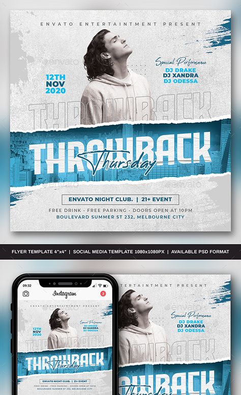 DJ Club Flyer Template Professional Poster Design Ideas, Thank You Poster Ideas, Thank You Poster Design, Flayer Designe Ideas, Idea Poster Design, Dj Poster Design, Flyer Layout Design, Graphic Design Posters Ideas, Design Poster Ideas