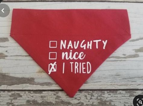 Dog Bandana Diy, Dog Christmas Photos, Christmas Bandana, Santa's List, Dog Embroidery, Dog Bandanna, Puppy Bandana, Spoiled Dogs, Dog Business