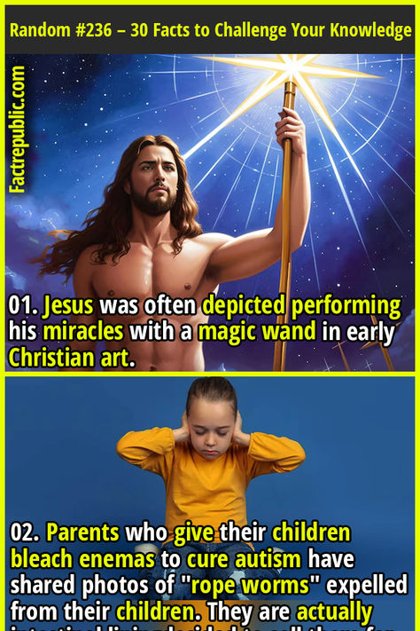 01. Jesus was often depicted performing his miracles with a magic wand in early Christian art. #jesus #christianity #parents #didyouknow #science #knowledge #education #mother #mommy #mom #kids #christmas #xmas #newyear Cool History, Weird Art Painting, Early Christian Art, Random Facts, Crazy History Facts Unbelievable, Horse Facts Interesting, Epic Facts, Disney Facts That Will Ruin Your Childhood, Weird Historical Facts Tumblr