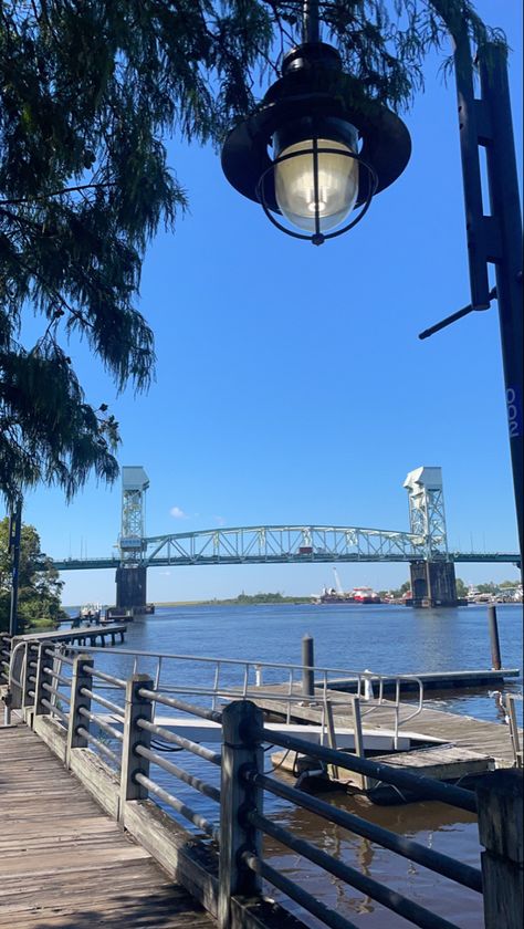 Stunning views from the riverwalk Downtown Wilmington Nc, Wilmington Nc, River Walk, Stunning View