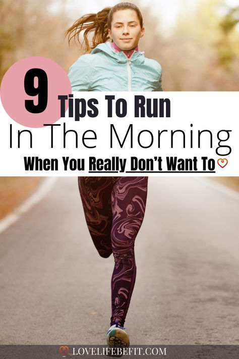 You don't need to be a morning person to run in the morning. These tips will make morning runs not just possible but even enjoyable. Find out how to make running part of your healthy morning routine. Nail your morning run routine and you'll start to love getting up for an early morning run. Just think about those epic sunrises! Benefits Of Running In The Morning, Motivation To Run In The Morning, Early Run Aesthetic, Morning Run Routine, Early Morning Workout Routine, Run Routine, Morning Run Aesthetic, Jogging Routine, Running Inspiration Motivation