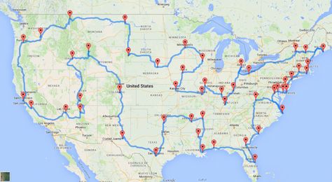 United States Road Trip, Carlsbad Caverns National Park, Road Trip Map, Usa Roadtrip, Cross Country Road Trip, Road Trip Routes, Perfect Road Trip, Mount Washington, The Alamo